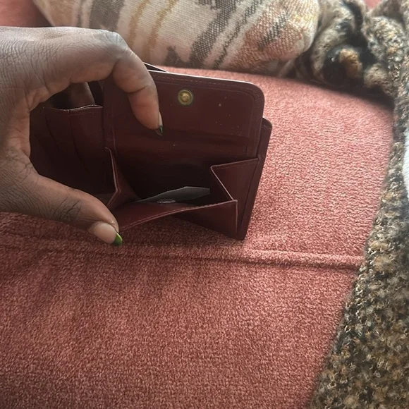 Cartier Burgundy Leather Wallet - Picture 5 of 6
